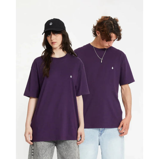 T-shirt Volcom Stone Blanks Grape Royal - Black