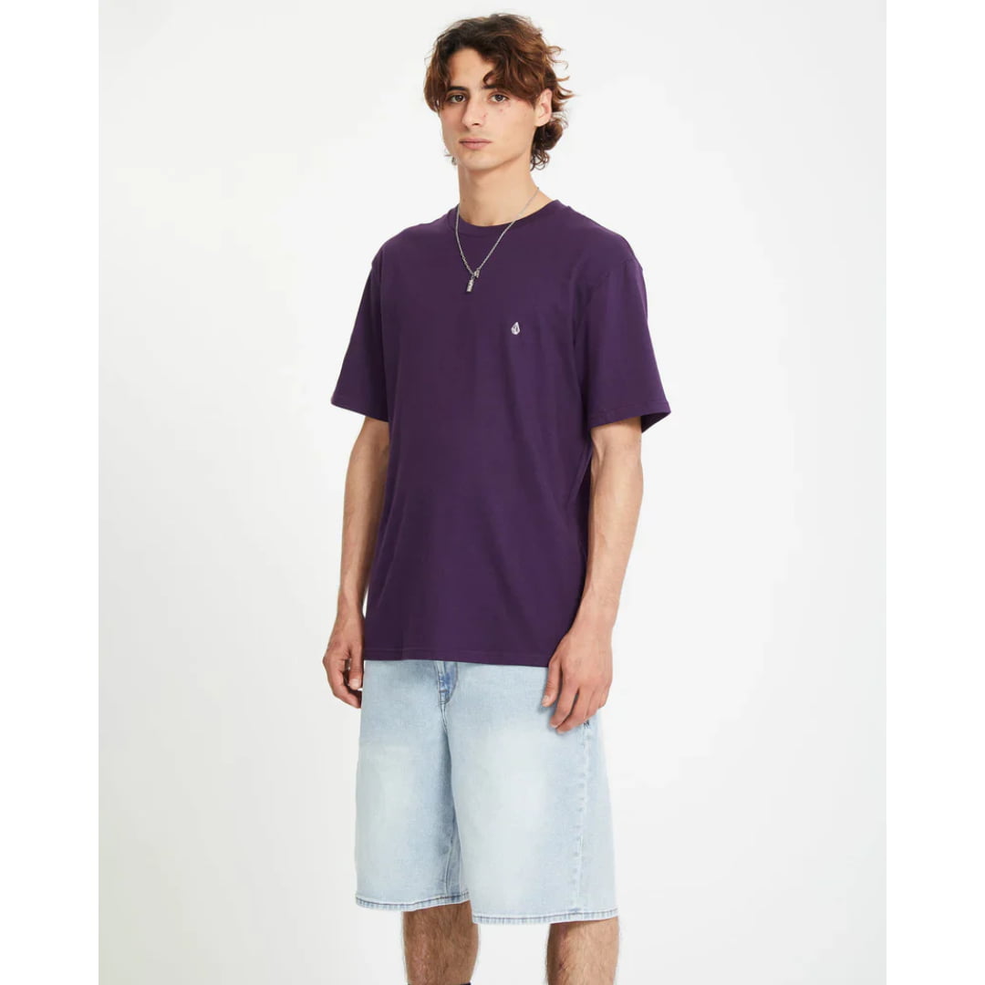 T-shirt Volcom Stone Blanks Grape Royal - Black