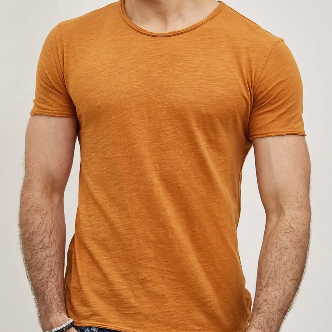 T-shirt Y.Two Col Rond F038 Tabacco - Y.two Light Gris