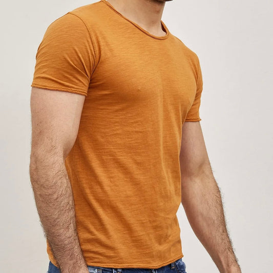 T-shirt Y.Two Col Rond F038 Tabacco - Y.two Light Gris