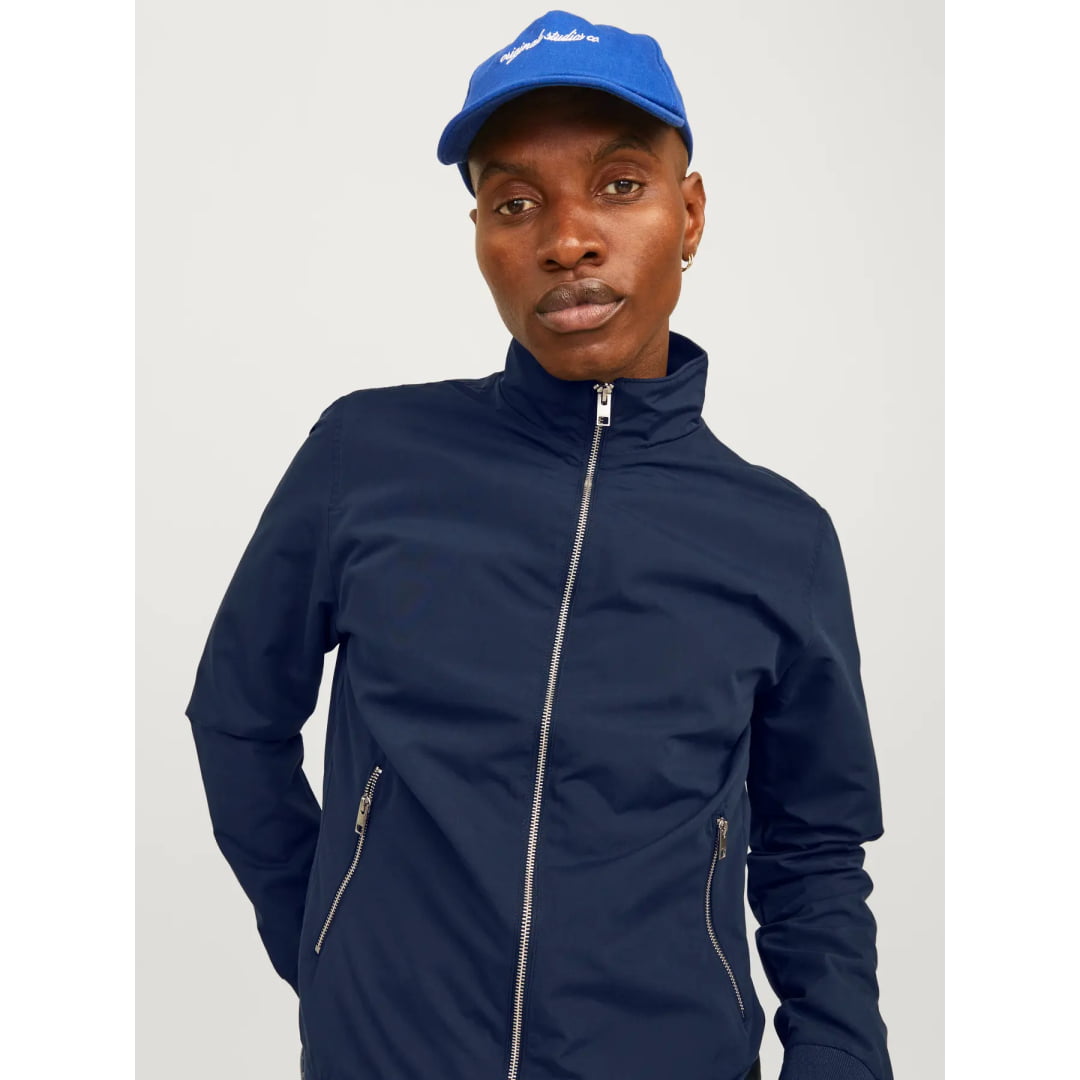 Veste Bomber Jack & Jones JJERUSH Harrington Navy Blazer