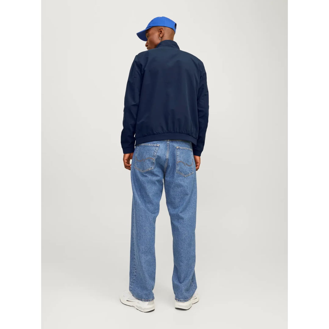 Veste Bomber Jack & Jones JJERUSH Harrington Navy Blazer