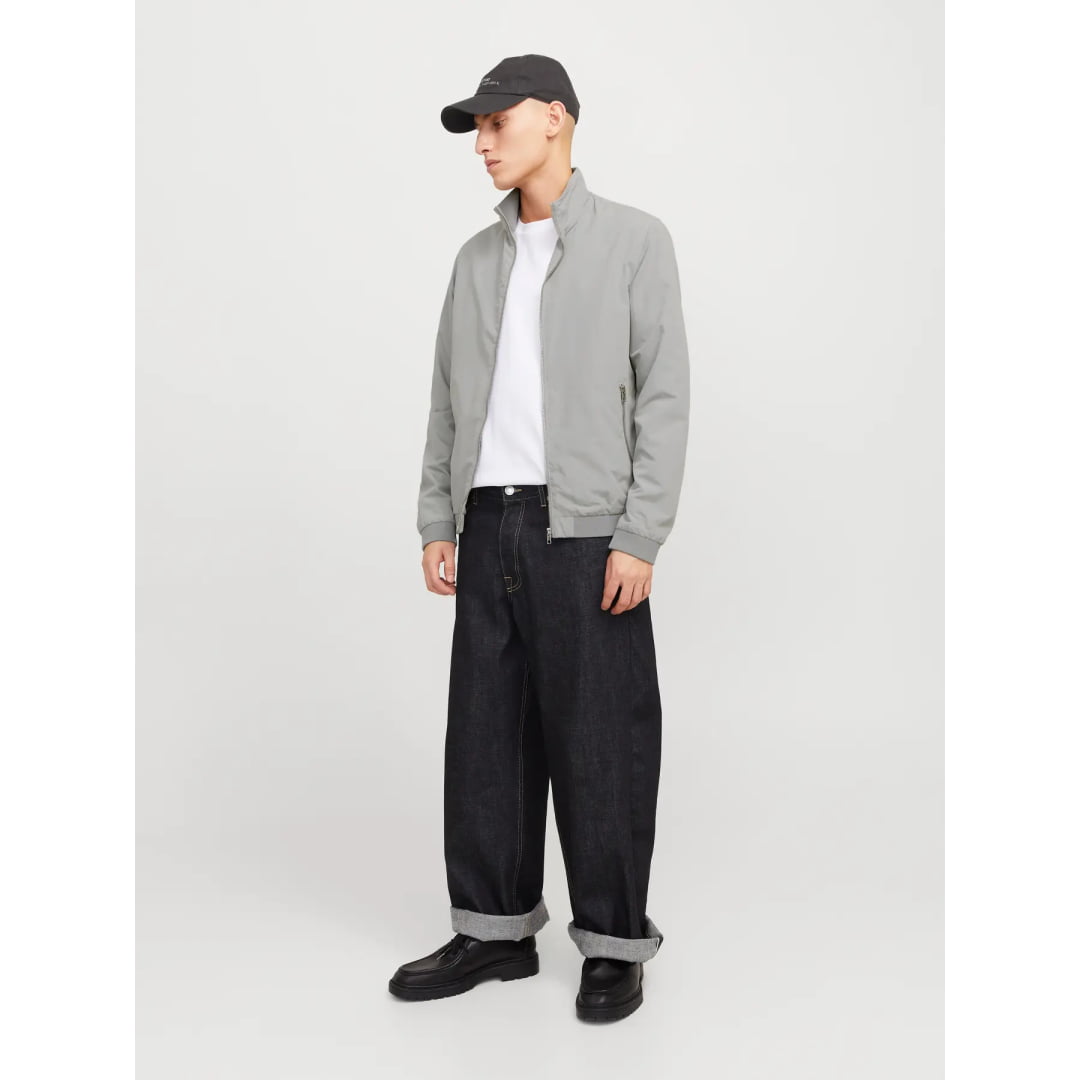 Veste Bomber Jack & Jones JJERUSH Harrington Ultimate Grey