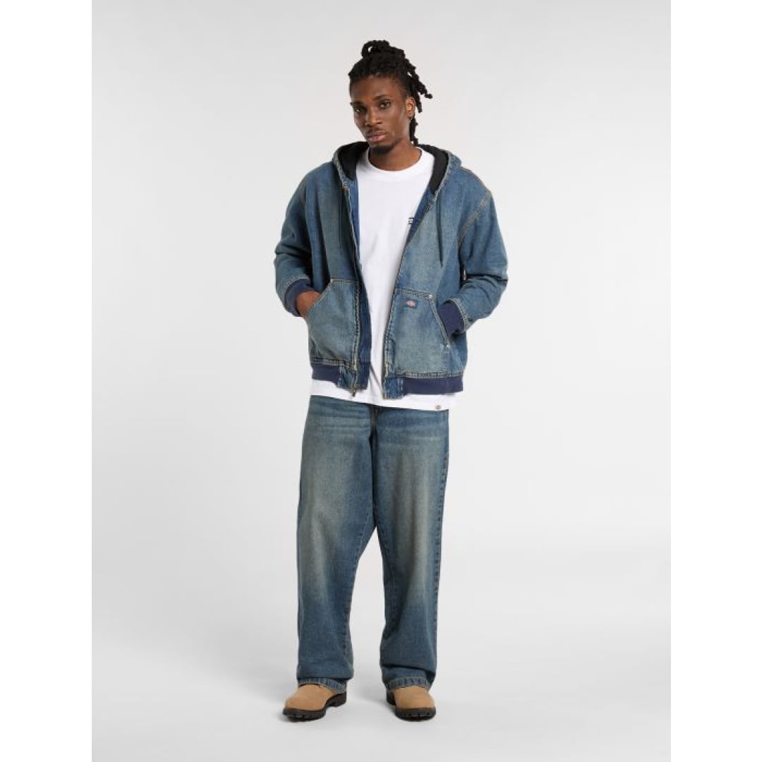 Veste Dickies Hilham Khaki Tinted Blue - Insidshop.com