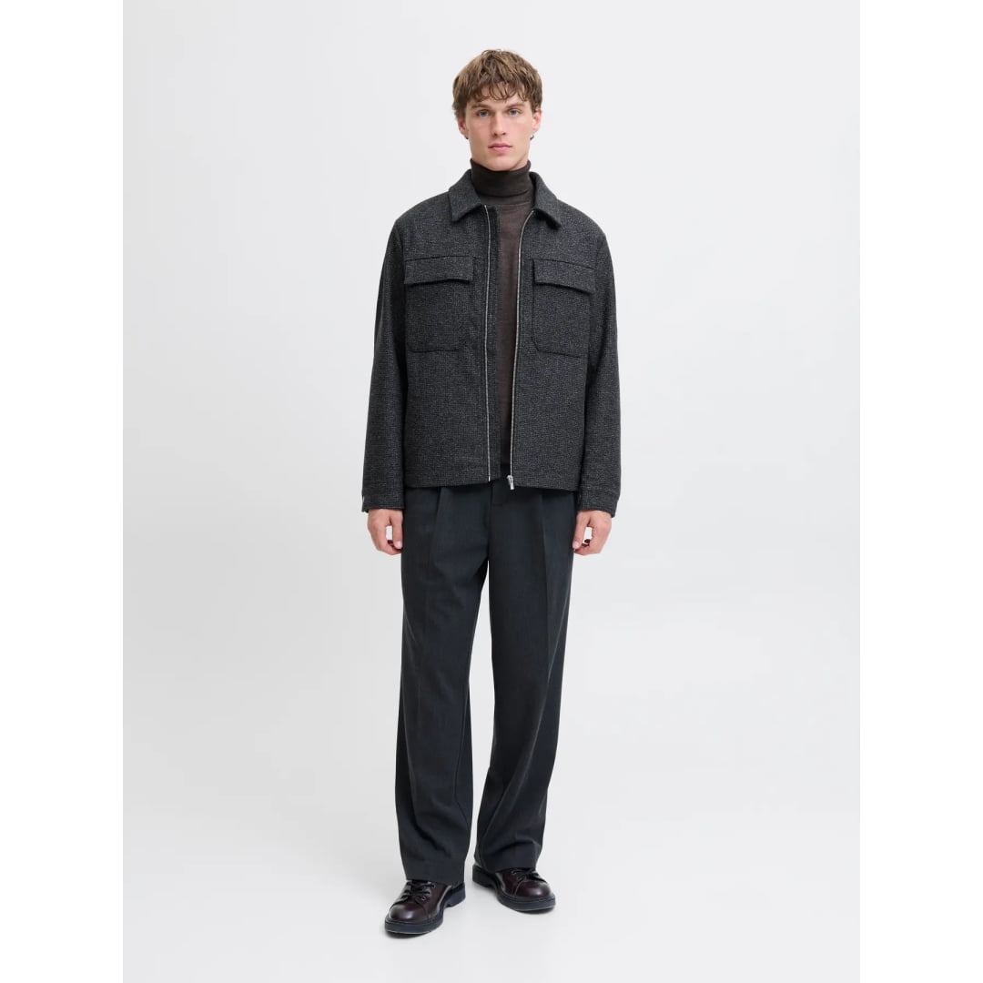 Veste Jack & Jones JPRCCRUSSEL Wool Blend Charcoal Gray