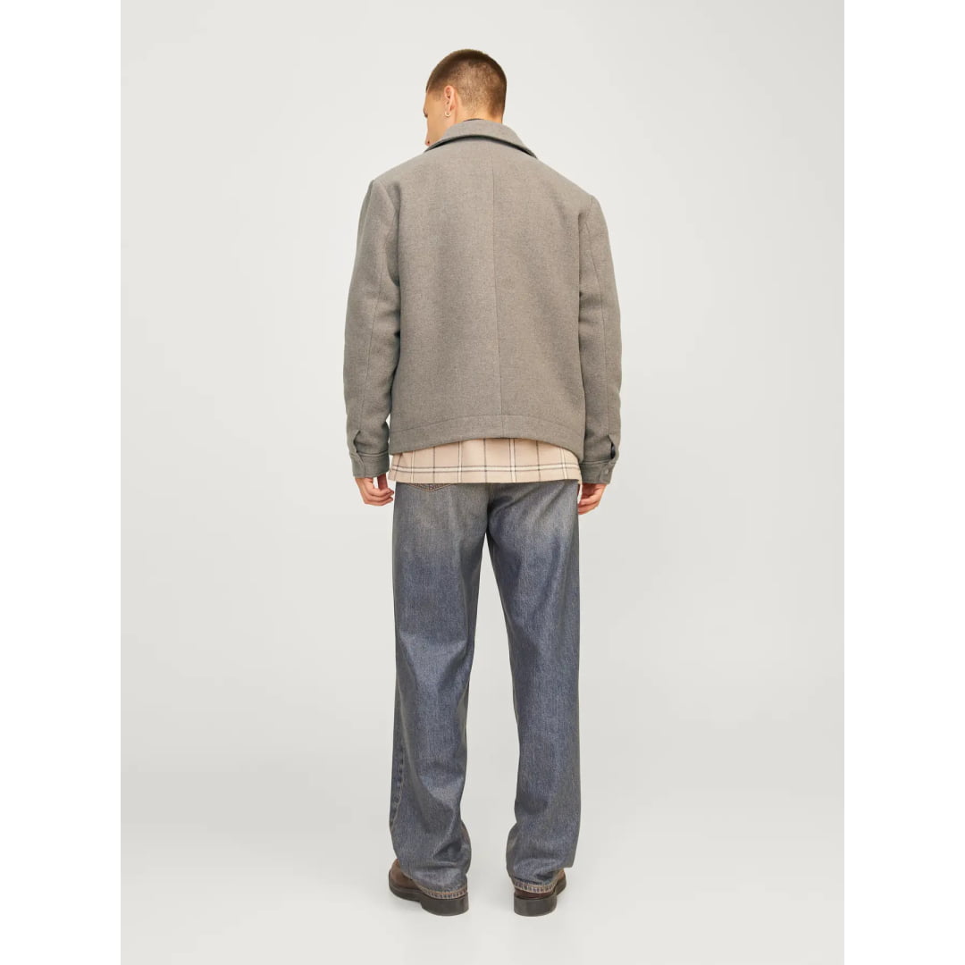 Veste Jack & Jones JPRCCRUSSEL Wool Blend Greige Jprccrussel