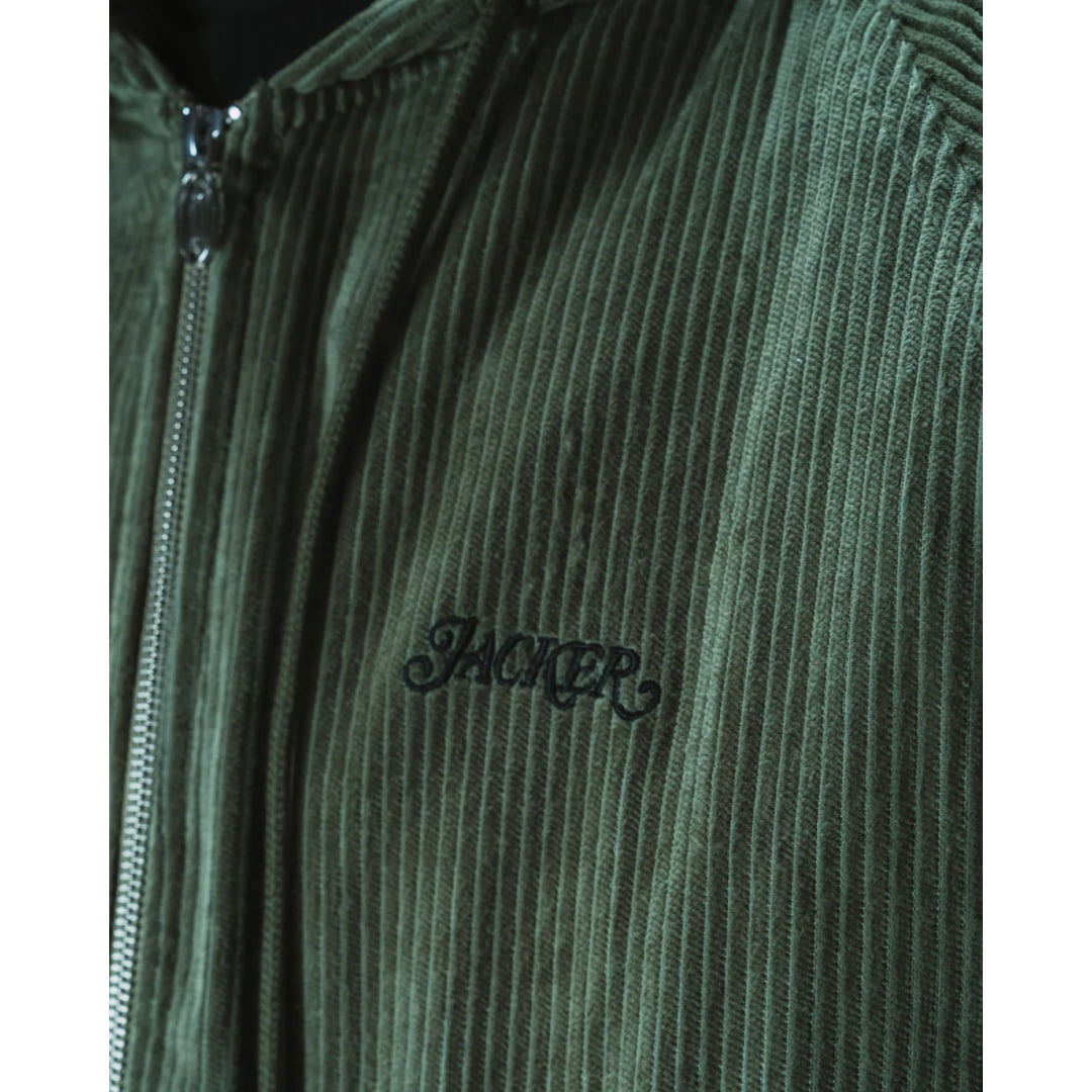 Veste Jacker Hood Corduroy Green - Insidshop.com