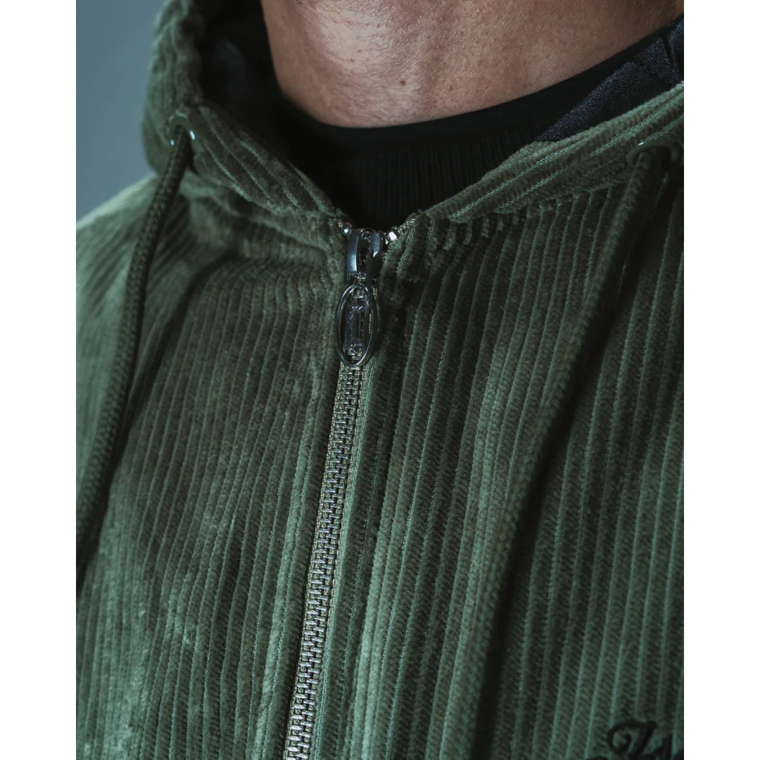 Veste Jacker Hood Corduroy Green - Insidshop.com