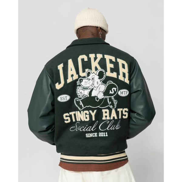 Veste Jacket Stingy Varsity Green - Insidshop.com