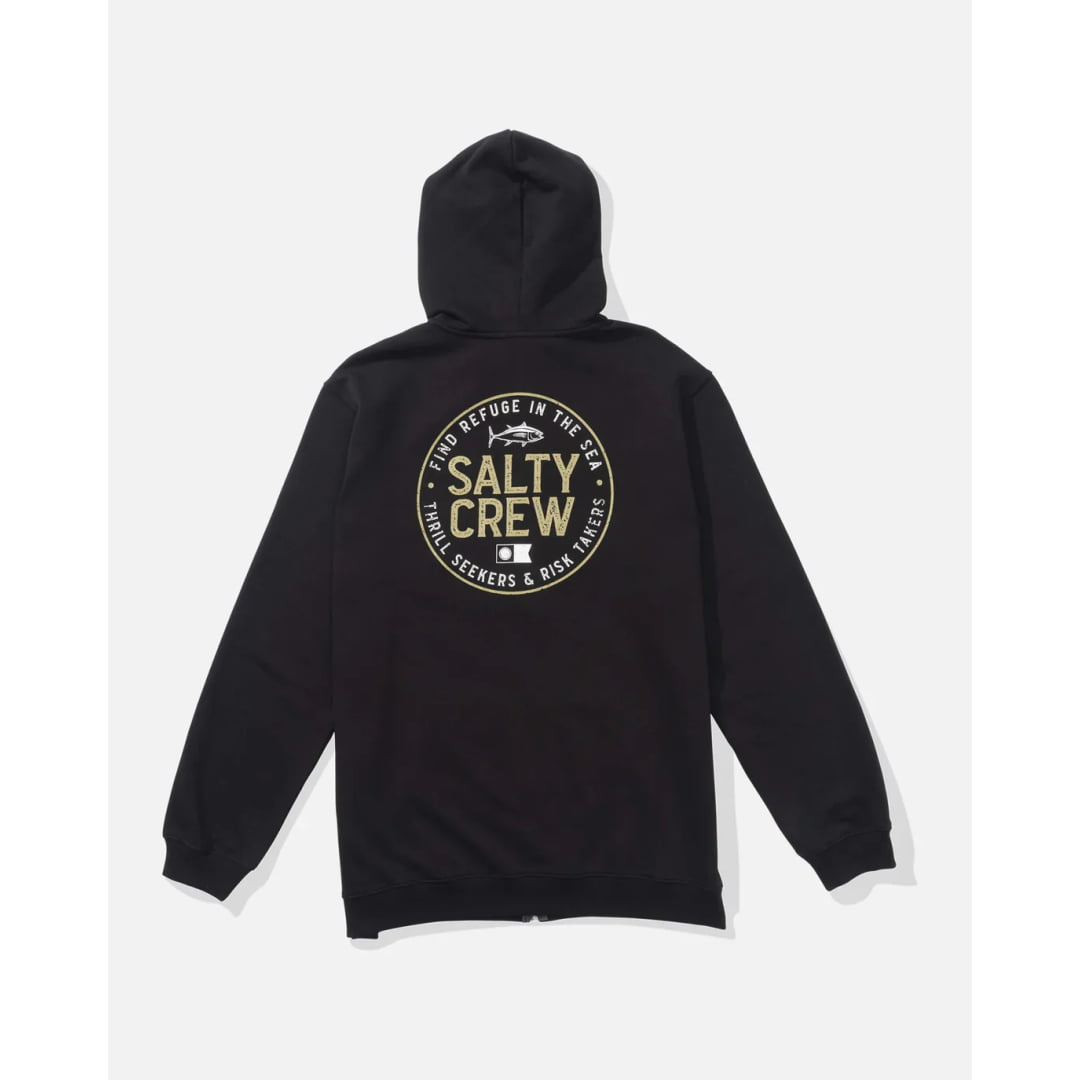 Veste Salty Crew Legendary Zip Fleece Black - Insidshop.com