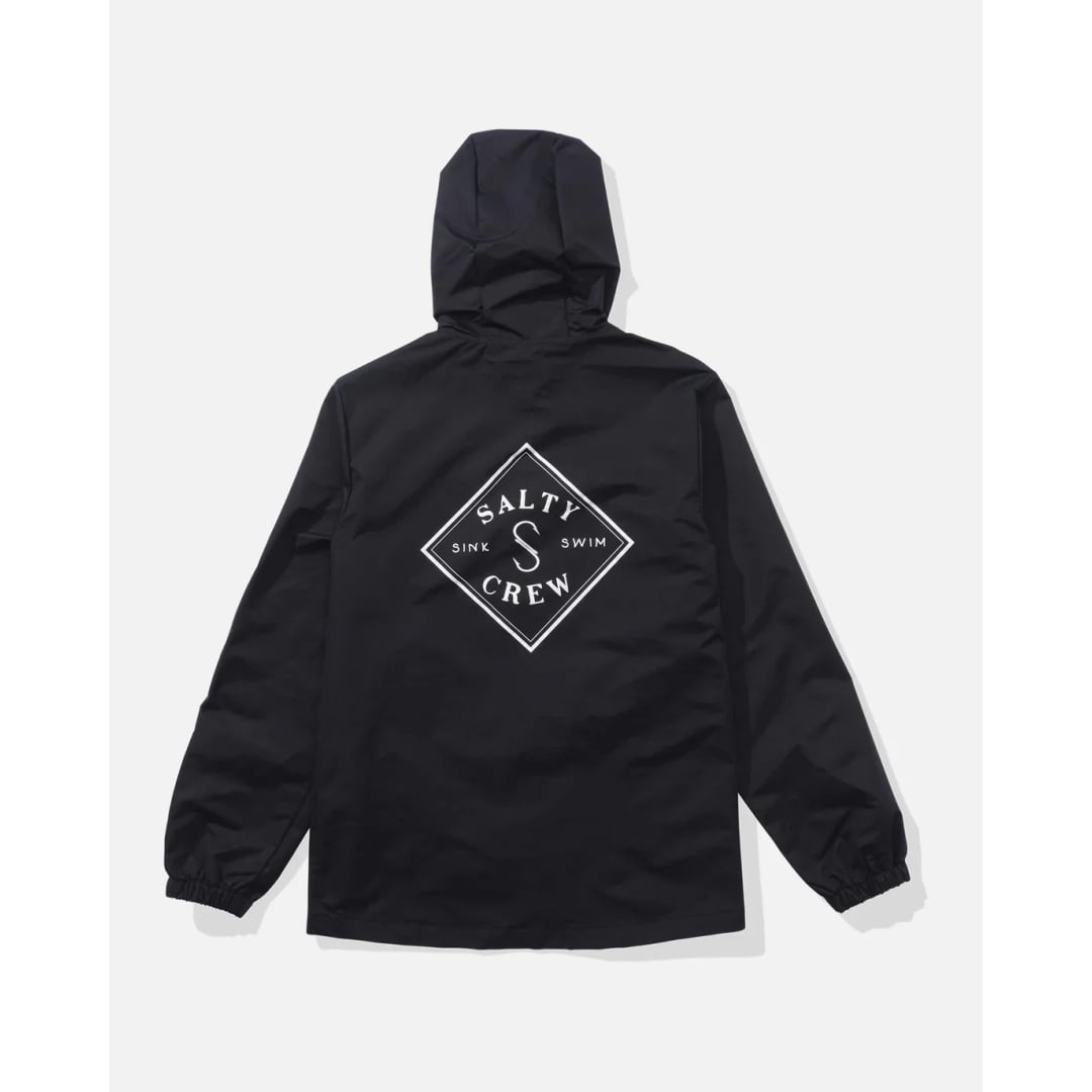 Veste Salty Crew Tippet Snapper Jacket Black - Insidshop.com
