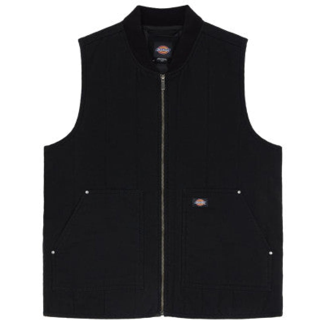 Veste Sans Manches Dickies Quilted Canvas Black