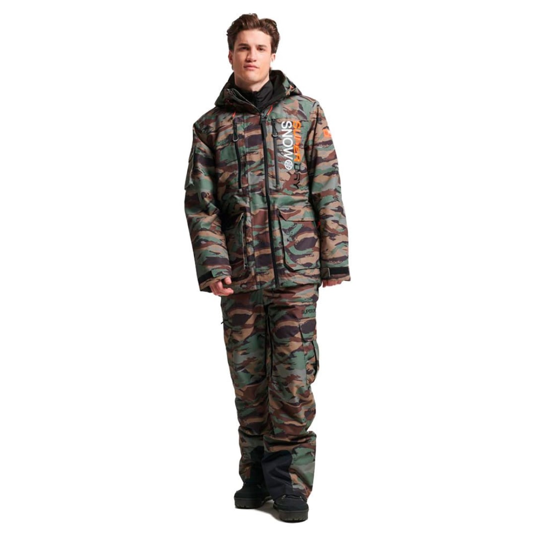 VESTE SUPERDRY VERT CAMOUFLAGE ULTIMATE RESCUE - Veste