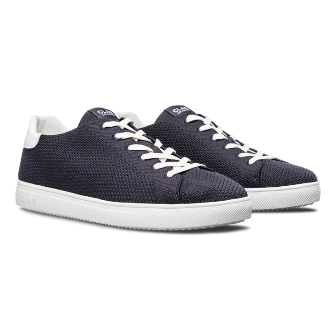 Baskets Clae x Seaqual Bradley Knit Navy White - clae