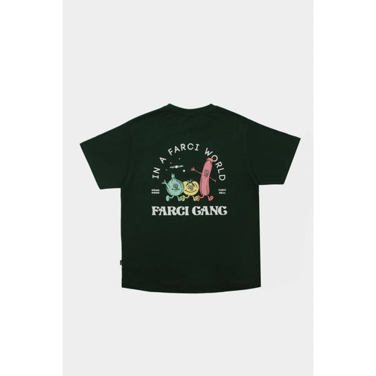 T-shirt Farci World Dark Green - farci world dark green -