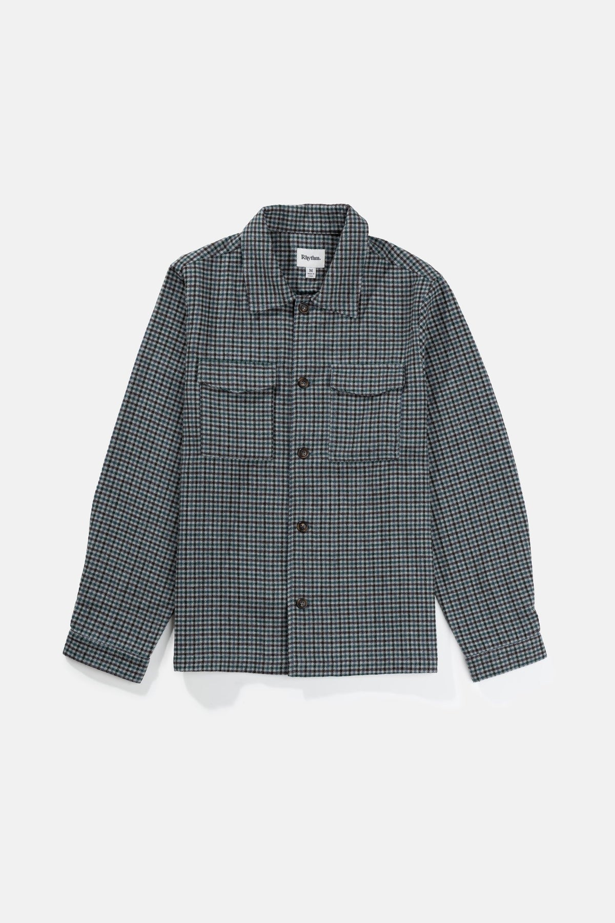 Chemise RHYTHM Overshirt Check Pacific