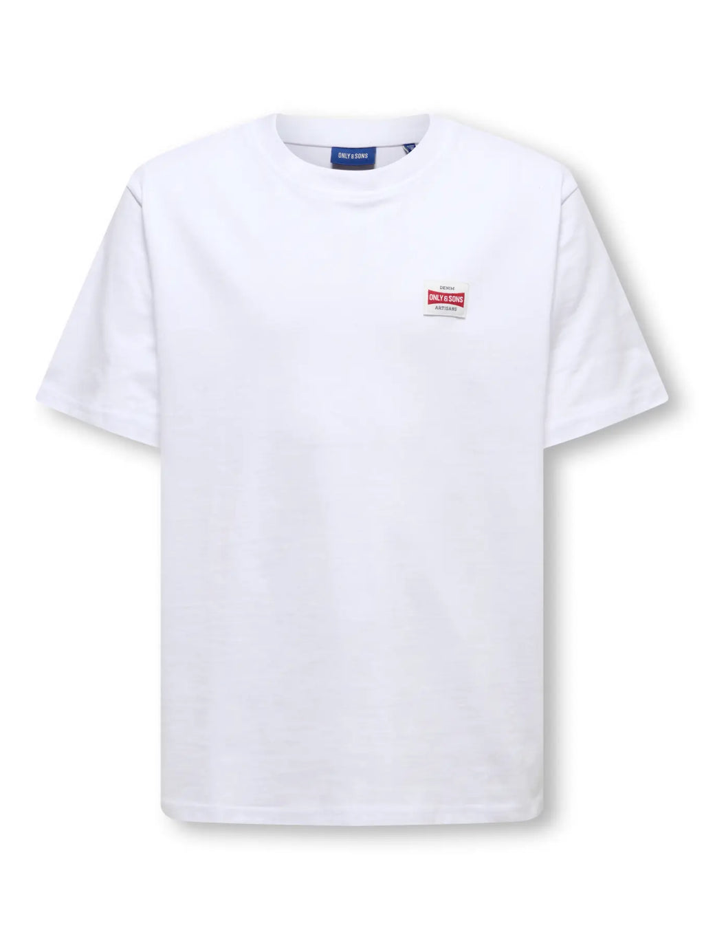 T-shirt Only & Sons OSJFRED Life RLX SS Label Bright White