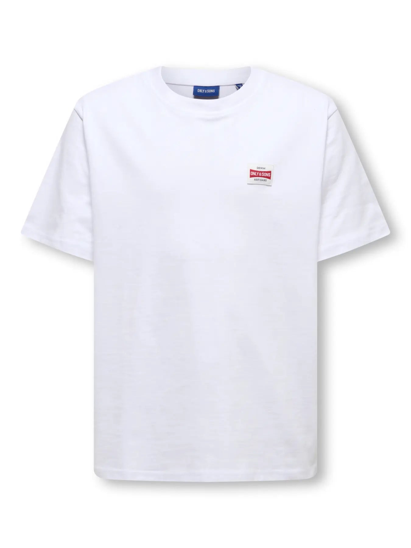 T-shirt Only & Sons OSJFRED Life RLX SS Label Bright White