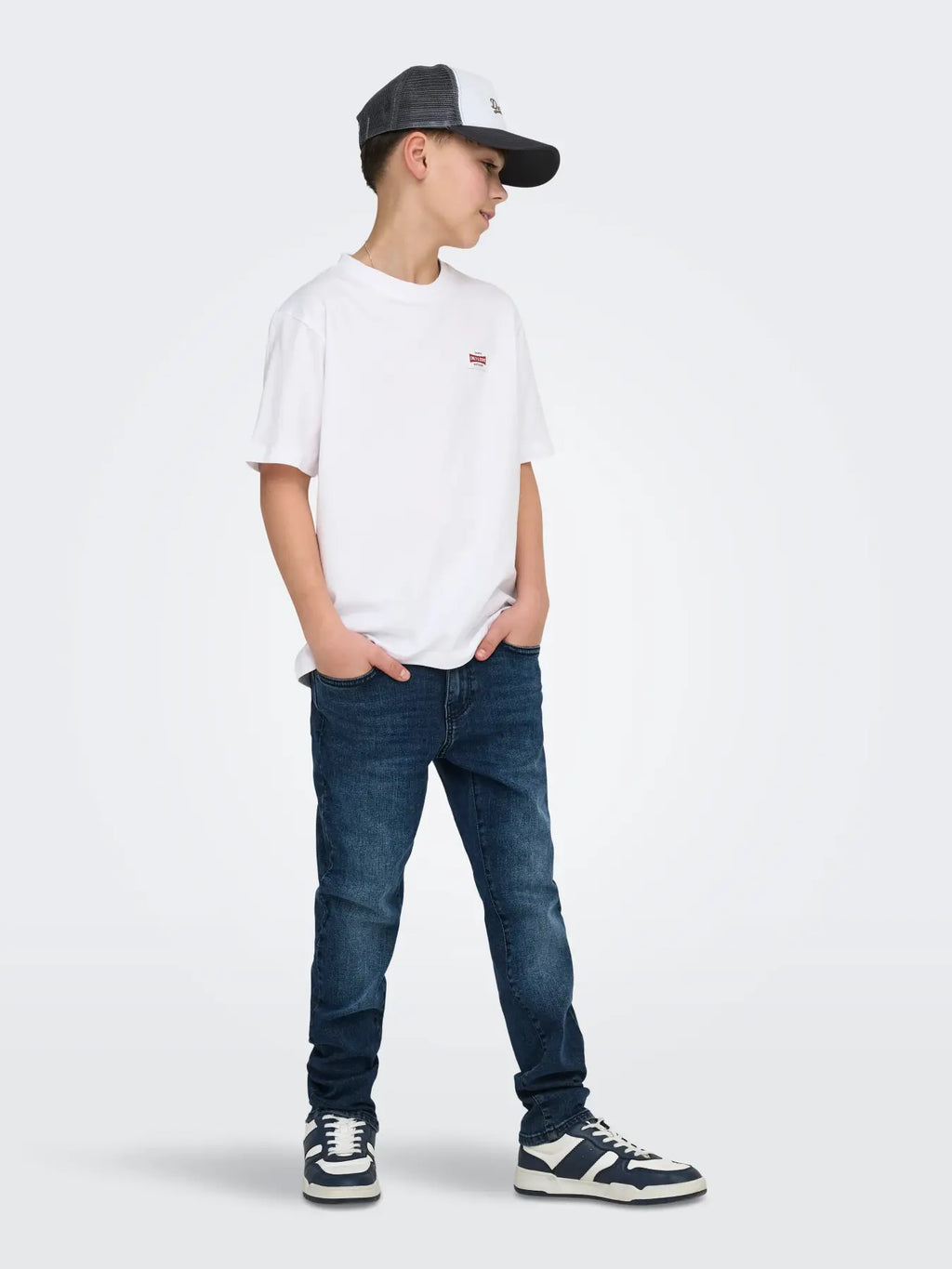 T-shirt Only & Sons OSJFRED Life RLX SS Label Bright White