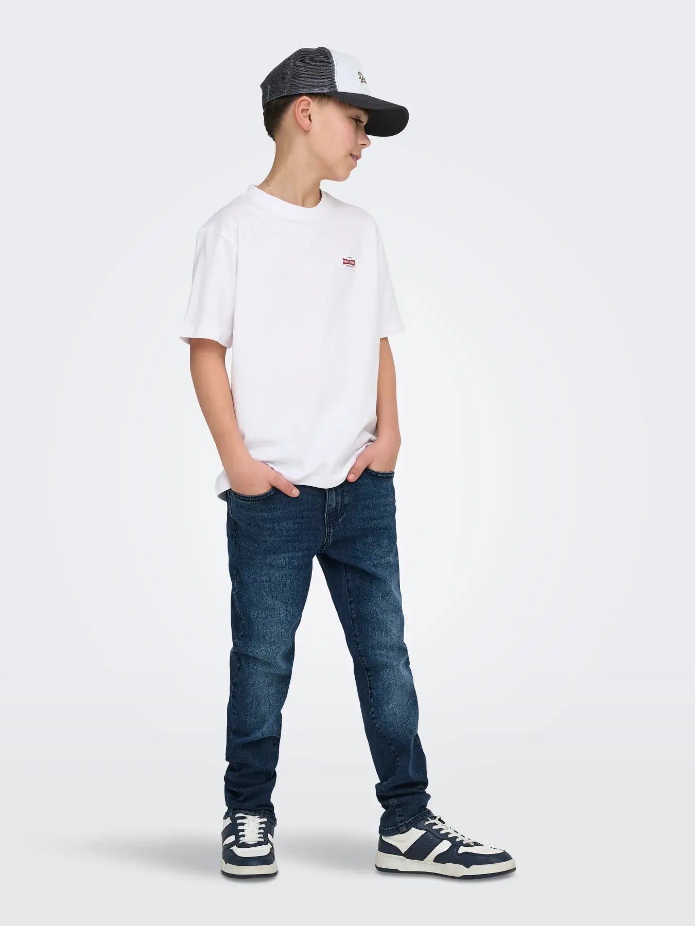 T-shirt Only & Sons OSJFRED Life RLX SS Label Bright White