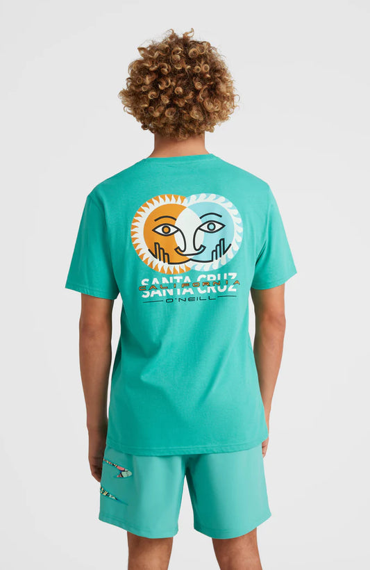 T-shirt O'neill Sunface Sea Green