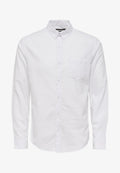 Chemise Only & Sons Onsdeon Slim Poplin Black