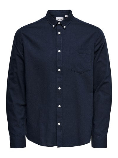 Chemise Only & Sons Onsalvaro Oxford Dark Navy