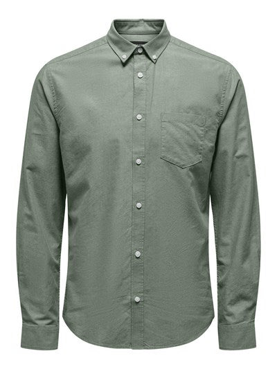 Chemise Only & Sons Onsalvaro Oxford Olive Drab
