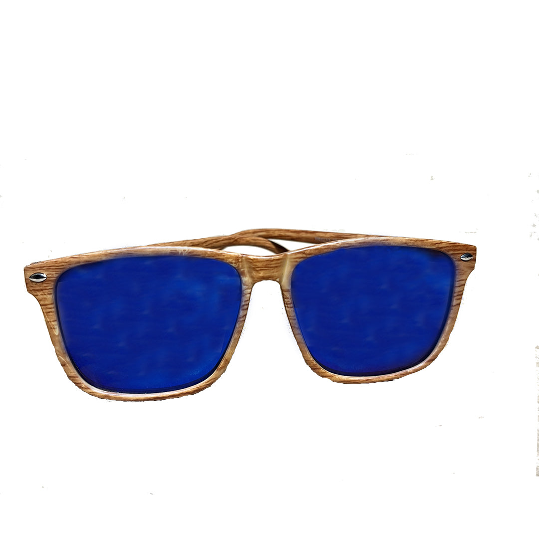 Lunettes de Soleil Insidshop F8233 Bois/Bleu