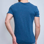 T-shirt NOOS Col Rond F038 Bleu