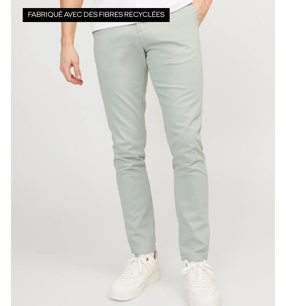 Pantalon Chino Jack & Jones JPSTMARCO BOWIE Vert Sauge
