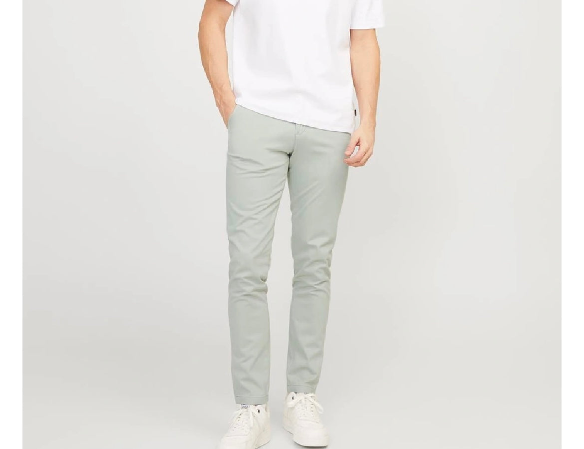 Pantalon Chino Jack & Jones JPSTMARCO BOWIE Vert Sauge