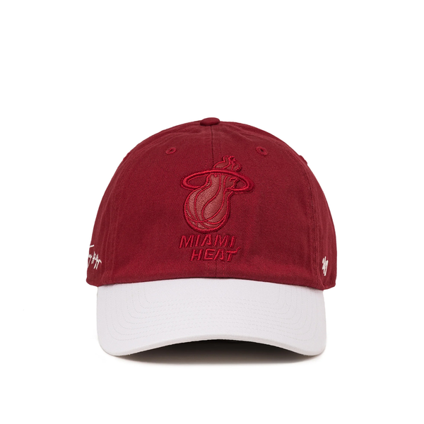 Casquette 47 Brand TommyH x NBA Miami Heat Courtside Cleanup Red