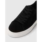 Basket Selected SLHDAVID Chunky Suede Black - Slhdavid