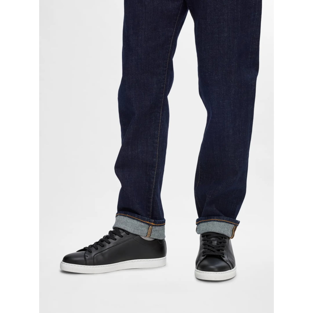 Basket Selected SLHEVAN Leather Black - Slhevan
