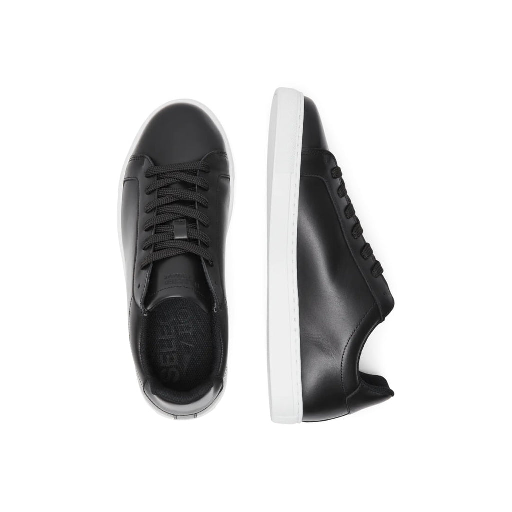 Basket Selected SLHEVAN Leather Black - Slhevan