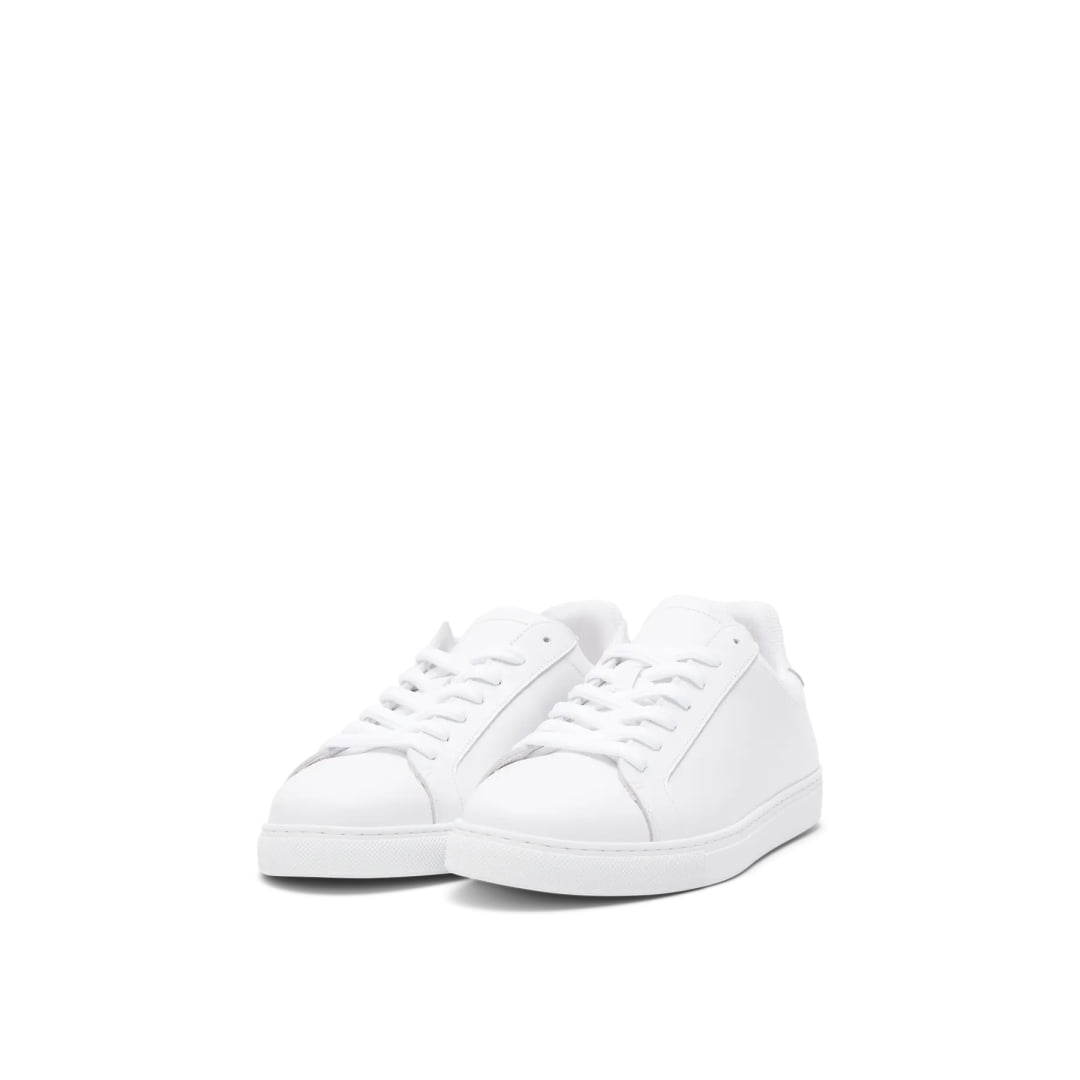 Basket Selected SLHEVAN Leather White - Slhevan