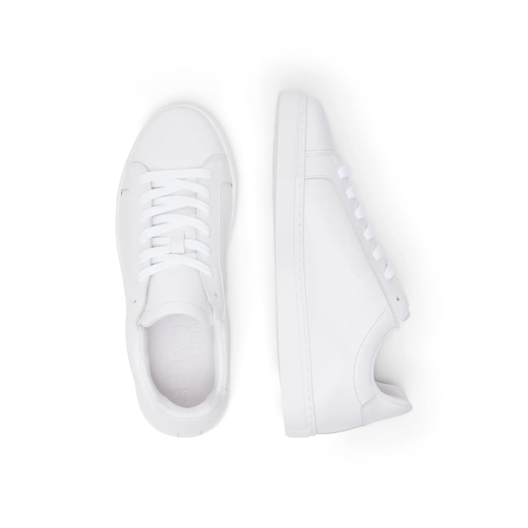 Basket Selected SLHEVAN Leather White - Slhevan