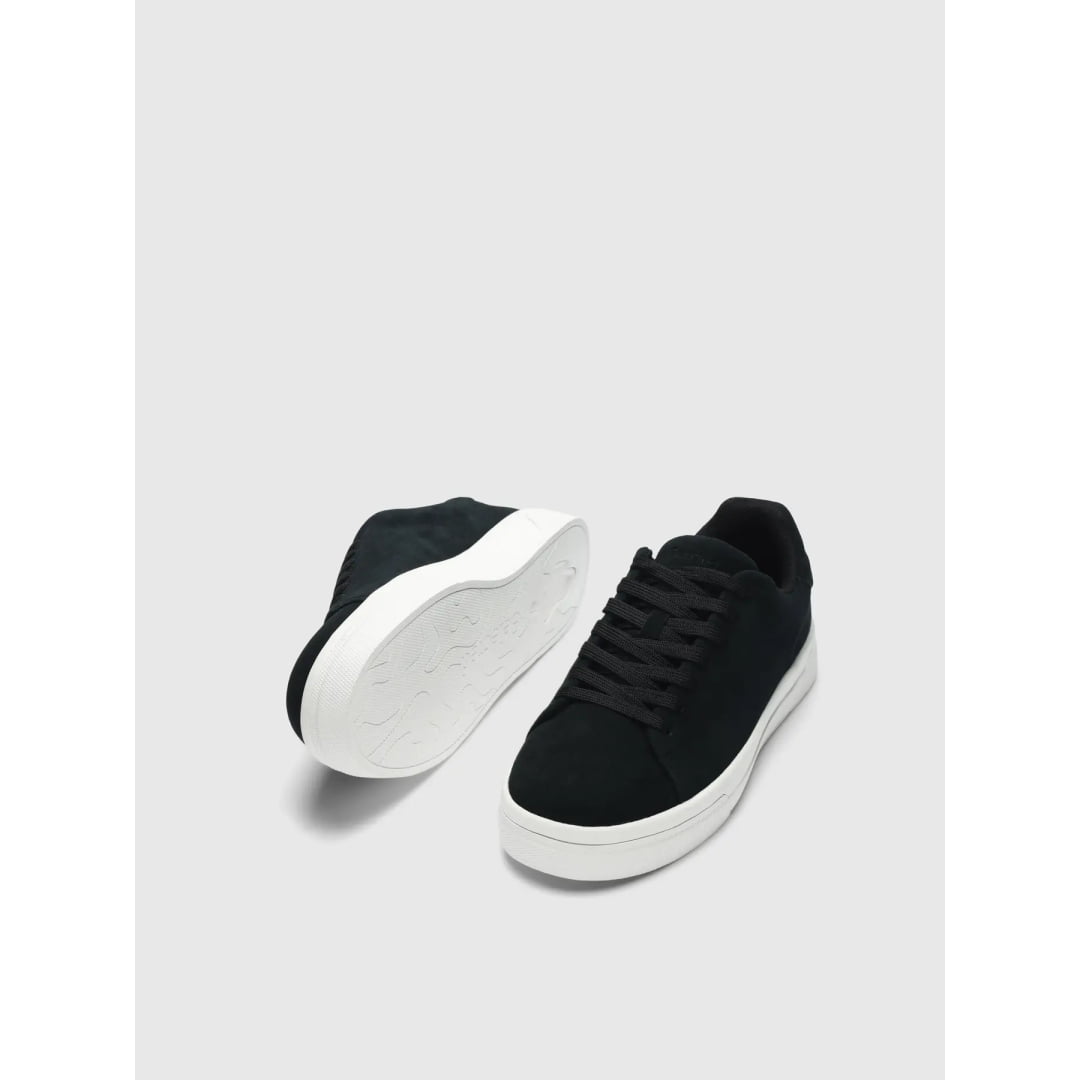 Basket Selected SLMDAVID Chunky Suede 2.0 Black - Slmdavid