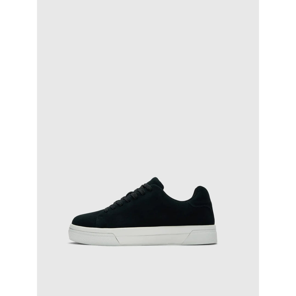 Basket Selected SLMDAVID Chunky Suede 2.0 Black - Slmdavid