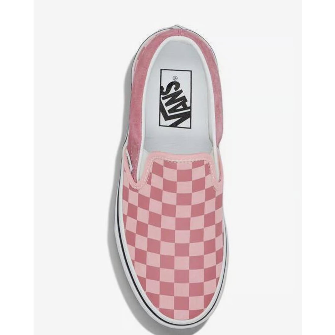 Basket Vans Classic Slip-On Checkerboard Mauve - Slip-on