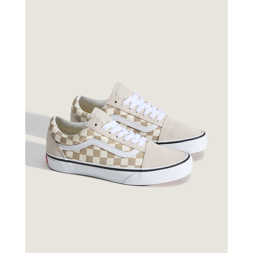 Basket Vans Old Skool Checkerboard Oatmeal - Insidshop.com