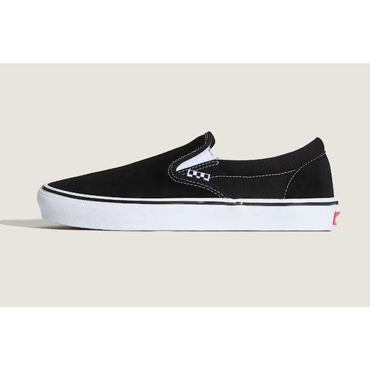 Basket VANS Skate Slip On Black White Vans on Insidshop.com
