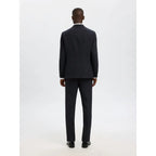 Blazer Selected SLHSLIM Reed Wool Dark Sapphire Structure