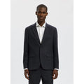 Blazer Selected SLHSLIM Reed Wool Dark Sapphire Structure