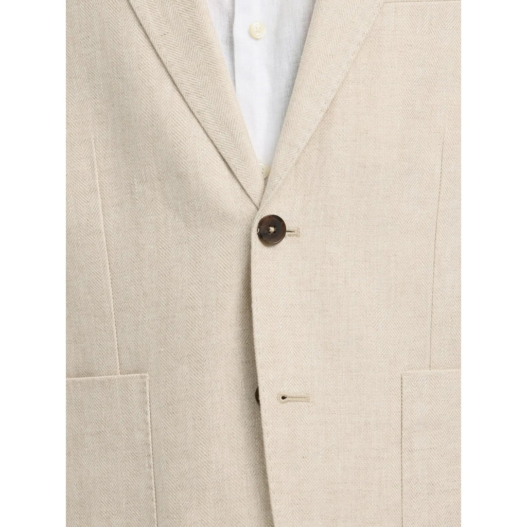 Blazer Selected SLMREG-Charles Linen Oatmeal