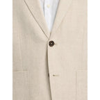 Blazer Selected SLMREG-Charles Linen Oatmeal