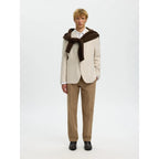 Blazer Selected SLMREG-Charles Linen Oatmeal