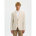 Blazer Selected SLMREG-Charles Linen Oatmeal