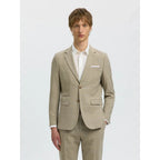 Blazer Selected SLMSLIM-OASIS Linen Sand - Slmslim-oasis